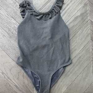 Rylee + Cru Charcoal Swimsuit